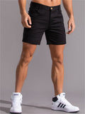 Men's Fashion Summer Button Pockets Stretchy Cargo Shorts