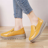 Casual Extra Breathable Soft PU Leather Women Loafers