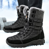 Men's Winter Waterproof Extra Warm Hiking Snow Boots