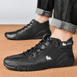 Male Lightweight Wearproof High-top Casual Shoes