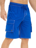 Men's Summer Jogger Knee Length Drawstring Casual Beach Shorts