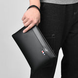 Male Simple Waterproof Small Zipper Handbags