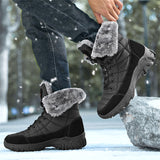 Men's Winter Waterproof Extra Warm Hiking Snow Boots