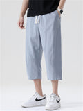 New Arrival Casual Strap Loose Linen Pants