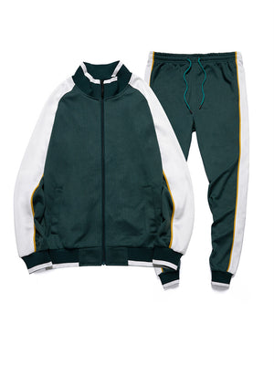 Trendy Plus Size Relaxed Two-piece Sports Set for Men