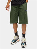 Men's Summer Quick Dry Anti-theft Zipper Pocket Drawstring Shorts