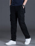 Men's Cozy 100% Cotton Multi Pockets Cargo Pants