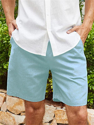 Men's Summer Casual Drawstring Quick Dry Beach Shorts