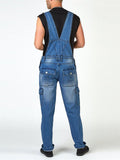 Fashionable Retro Blue Hard-wearing Denim Long Pants